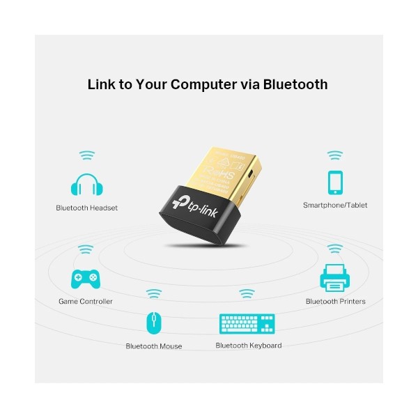 টিপি-লিঙ্ক UB400 ব্লুটুথ 4.0 ন্যানো USB অ্যাডাপ্টার