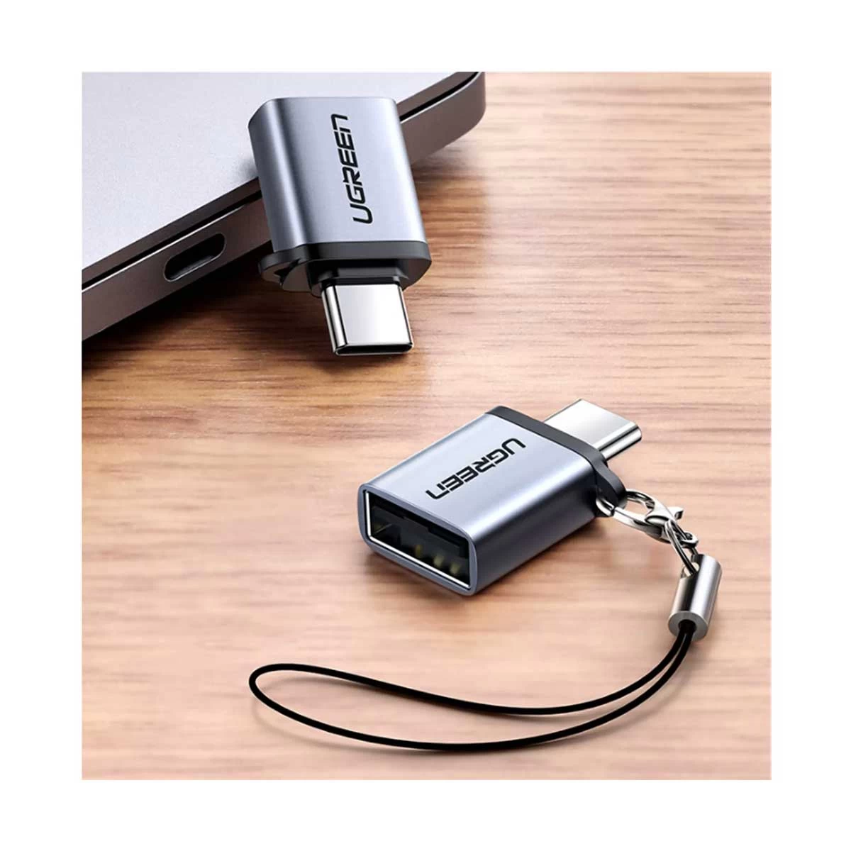 UGREEN US270 (50283) Type-C Male to USB Female Space Gray Converter