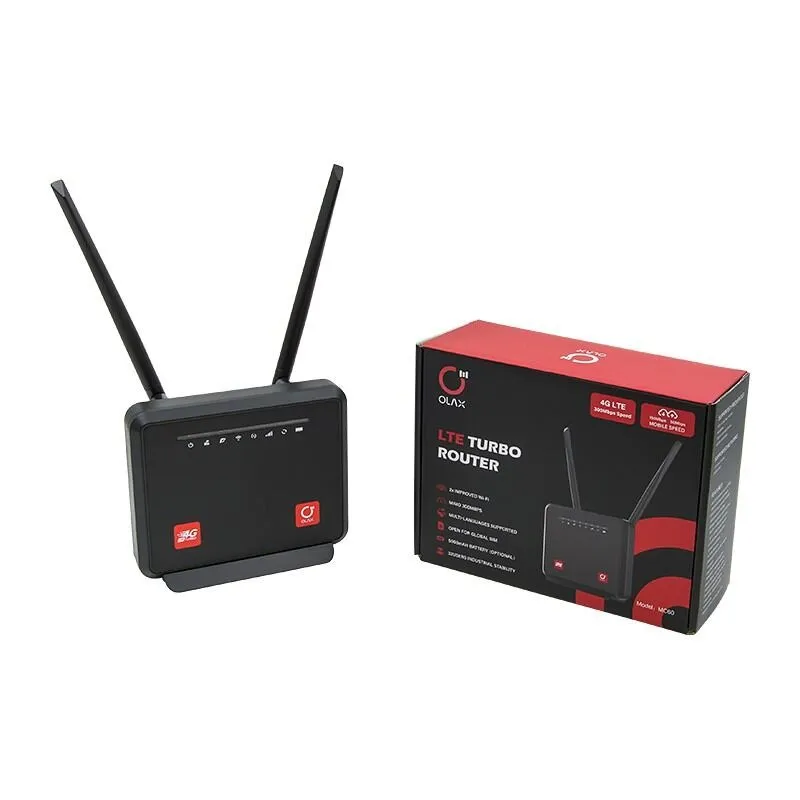 OLAX MC60 300Mbps Wi-Fi LTE টার্বো রাউটার (সিম সাপোর্টেড), 5000mAh ব্যাটারি