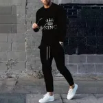 Men's Full Sleeve T-Shirt and Trouser Summer Set, Thin 150 GSM