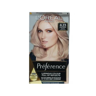 L'Oreal প্রেফারেন্স হেয়ার কালার - 8.23 Santorini Medium Rose Gold