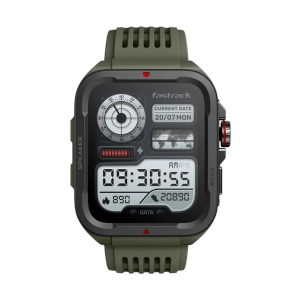 Fastrack Active সবুজ ব্লুটুথ কলিং রাগড স্মার্টওয়াচ