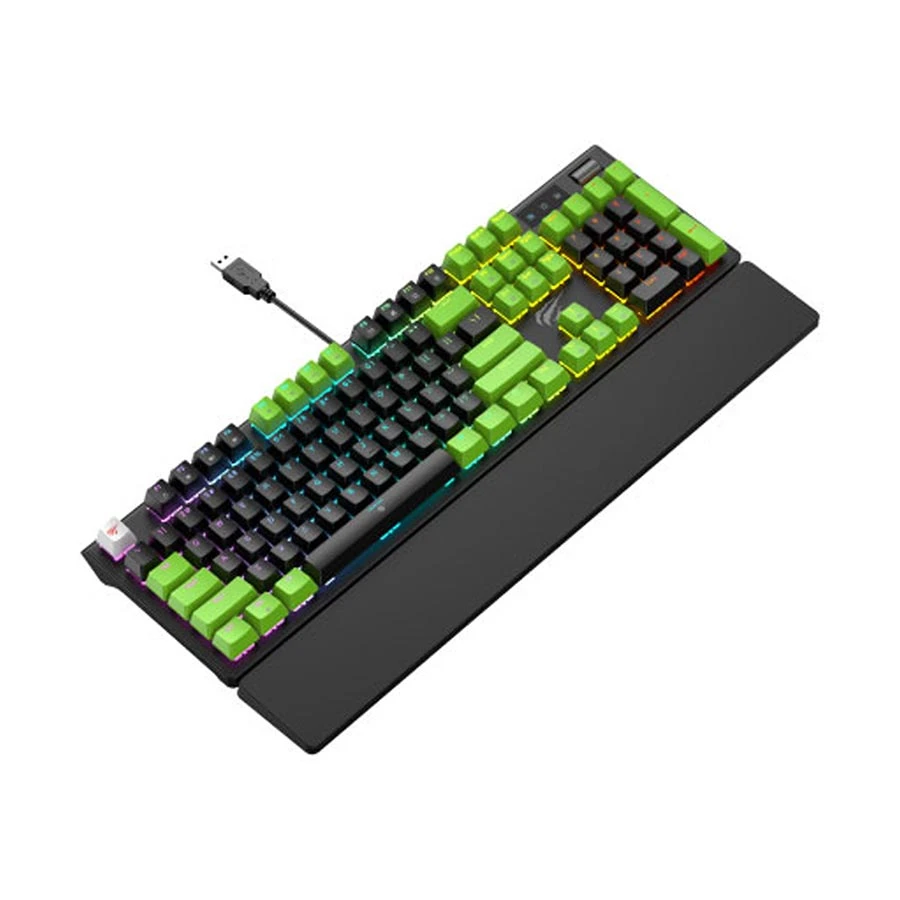 Havit Gamenote KB926L RGB Blue Switch Mechanical Keyboard Black Green