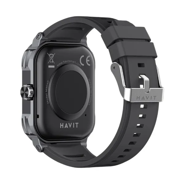 Havit M9040S কালো ব্লুটুথ কলিং স্মার্ট ওয়াচ