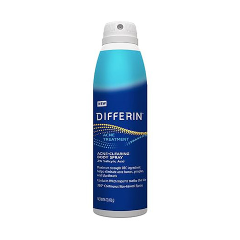Differin 2% স্যালিসাইলিক অ্যাসিড অ্যাকনে ক্লিয়ারিং বডি স্প্রে 170g