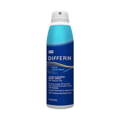 Differin 2% স্যালিসাইলিক অ্যাসিড অ্যাকনে ক্লিয়ারিং বডি স্প্রে 170g