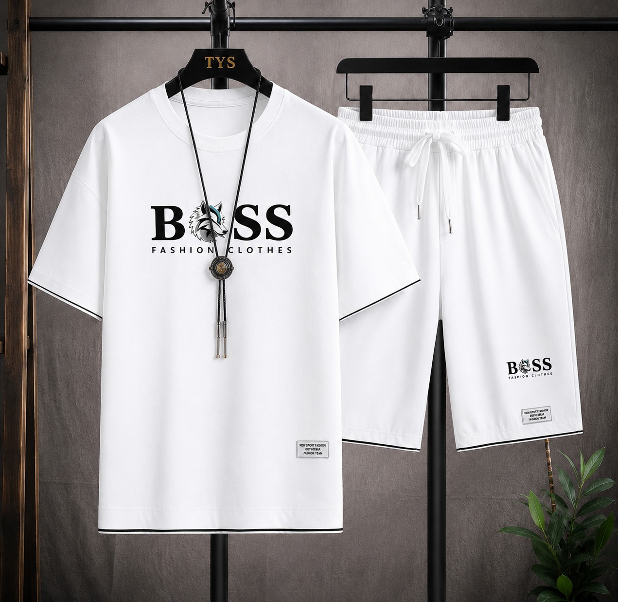 Men's Mesh T-Shirt and Shorts Two-Piece Set, 160 GSM, Sizes M to XL