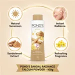 Pond's Sandal Radiance ট্যালকম পাউডার 100g