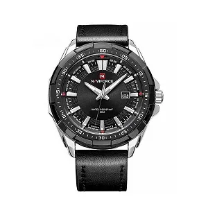 Naviforce NF9056 ছেলেদের লেদার বেল্ট কোয়ার্টজ ঘড়ি
