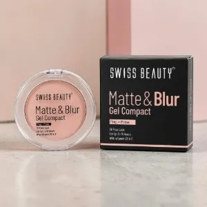 Swiss Beauty Matte & Blur জেল কমপ্যাক্ট Prep + Prime 5g