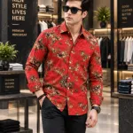 Men's Full Sleeve Micro Stitch Digital Print Shirt, M to XXL
