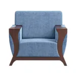 Regal ROME কাঠের সিঙ্গেল সোফা ROME-SSC-347-3-1-20 (ফ্যাব্রিক SF-2117)