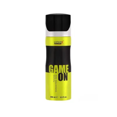 Havex Game On পারফিউমড ডিওডোরেন্ট বডি স্প্রে 200ml