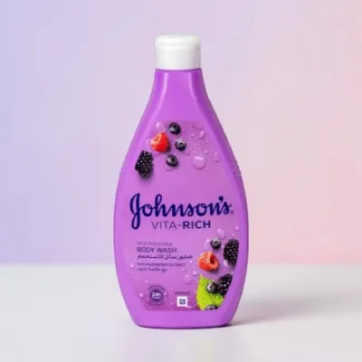 Johnson's Vita Rich রাস্পবেরি নির্যাসসহ Replenishing বডি ওয়াশ 400ml