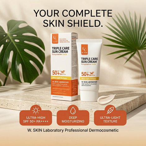 W.Skin Laboratory ট্রিপল কেয়ার সান ক্রিম SPF50+ PA+++ 60g