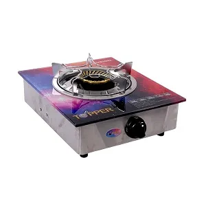 TOPPER Fusion সিঙ্গেল গ্লাস অটো গ্যাস স্টোভ LPG