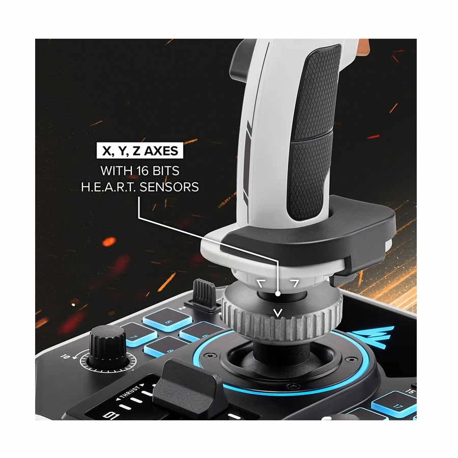 Thrustmaster Sol-R 1 Flightstick for PC Black & White
