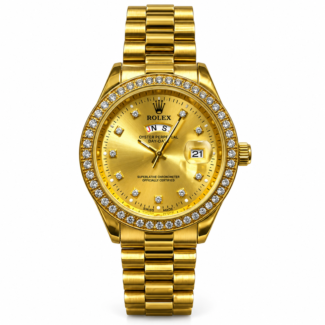 Men's Luxury 3-in-1 Combo Set - Watch, Chain & Bracelet