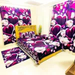 ভেলভেট 3D বেড শিট কিং সাইজ - ওয়াটারপ্রুফ