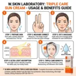 W.Skin Laboratory ট্রিপল কেয়ার সান ক্রিম SPF50+ PA+++ 60g
