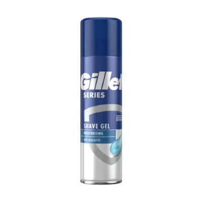 Gillette Series কোকো বাটারসহ ময়েশ্চারাইজিং শেভ জেল 200ml