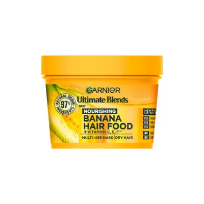 Garnier Ultimate Blend Banana Hair Food ভিটামিন C, E, F মাল্টি-ইউজ মাস্ক 400ml