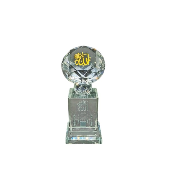 Allah Crystal Showpiece