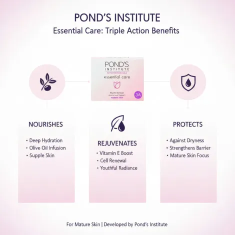 Pond's Essential Care ট্রিপল অ্যাকশন ক্রিম 50ml