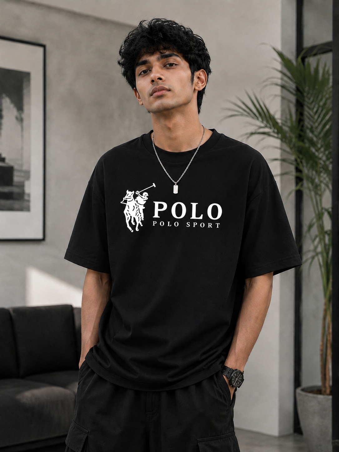Men's DTF Print Drop Shoulder T-Shirt, 200 to 230 GSM Cotton