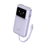 Ugreen PB511 (35604B) 10000mAh 30W পার্পল পাওয়ার ব্যাংক, বিল্ট-ইন কেবল ও ডিজিটাল ডিসপ্লে