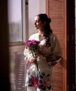 মেয়েদের Dubai Silk টু পিস, ডিজিটাল প্রিন্ট, 2টি রং