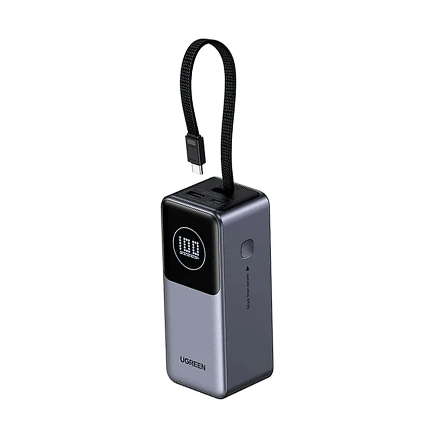 UGREEN PB723 20000mAh 130W Power Bank with TFT Display, Grey