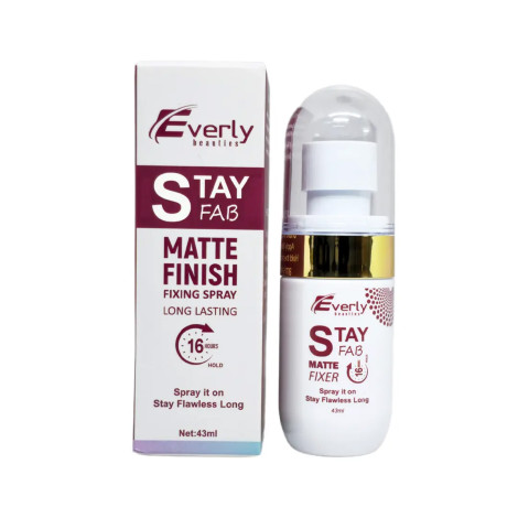 Everly Stay Fab Long Lasting Matte Finish Fixing Spray 43ml (China)