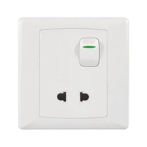 MEP Smart 2 পিন সকেট, সুইচসহ