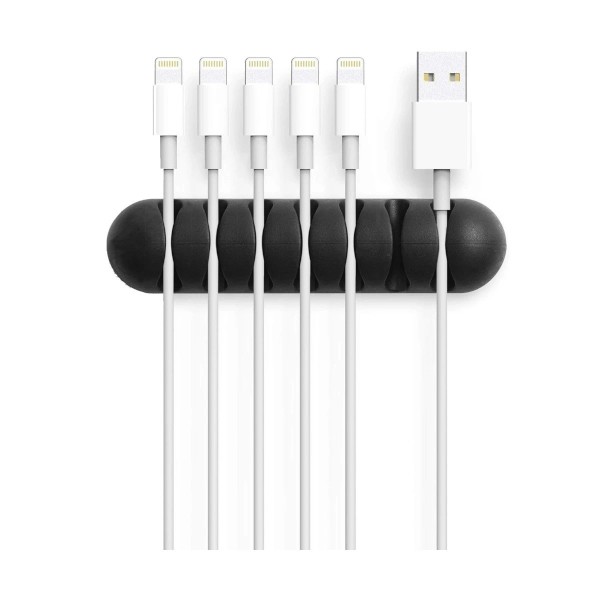 Ugreen LP114 (50320) ক্যাবল অর্গানাইজার ৭ স্লট (১ পিস/প্যাক) - কালো