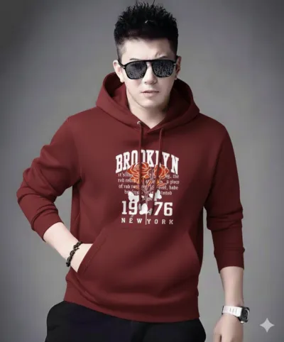 Drop Shoulder DTF Print Hoodie for Men and Women, M to XXL