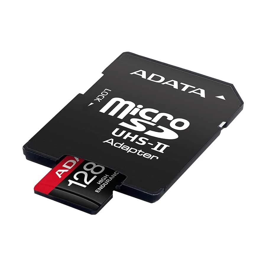 ADATA High Endurance 128GB MicroSDXC UHS-I V30 A2 Card with Adapter