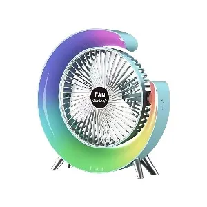 কালারফুল RGB ডেস্ক ফ্যান (রিচার্জেবল)