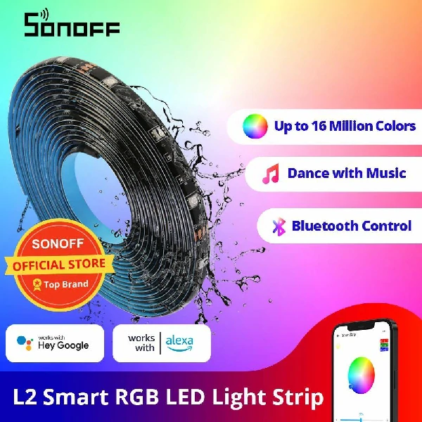 সোনফ L2 WiFi + ব্লুটুথ RGB LED স্ট্রিপ লাইট