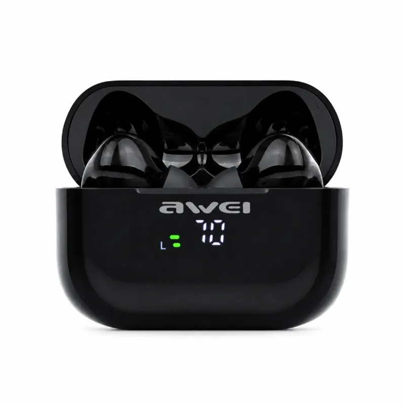 Awei T29P ANC গেমিং ট্রু ওয়্যারলেস ইয়ারবাডস – Bluetooth 6.0, IPX6
