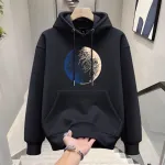 Men's Cotton Winter Hoodie with Full Sleeves, 320 GSM, 6 Colours
