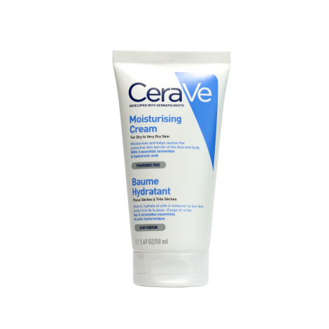 CeraVe ময়েশ্চারাইজিং ক্রিম, শুষ্ক থেকে খুব শুষ্ক ত্বকের জন্য 50ml