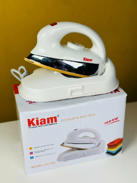 Kiam ES596 1000W কর্ডলেস ইলেকট্রিক ড্রাই আয়রন