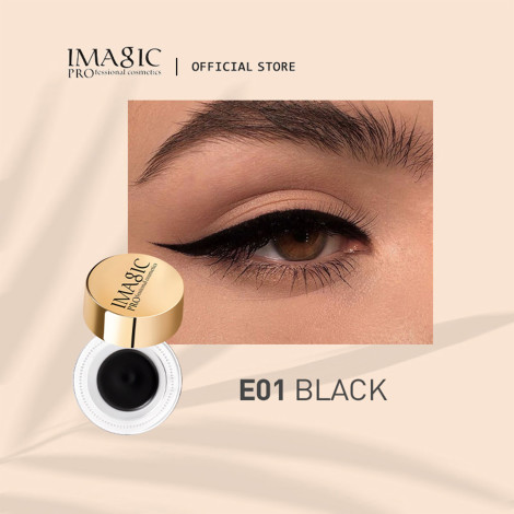 Imagic ওয়াটারপ্রুফ জেল আইলাইনার - E01 Black