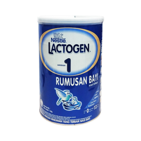 Nestle Lactogen Rumusan Bayi Infant Formula Step-1 1.8kg (Philippines)