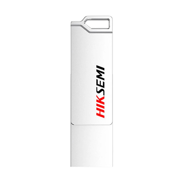 Hiksemi Sync HS-USB-E327C 128GB USB 3.2 & Type-C সিলভার পেন ড্রাইভ
