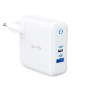 Anker PowerPort PD+2 35W ডুয়েল পোর্ট ওয়াল চার্জার A2636G21 - সাদা