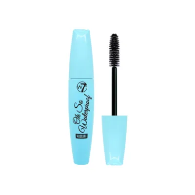 W7 Oh So ওয়াটারপ্রুফ মাসকারা - Blackest Black 15ml