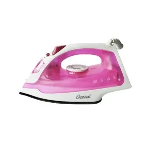 Ocean OSI808PNC সিরামিক সোলপ্লেট স্টিম আয়রন - গোলাপি