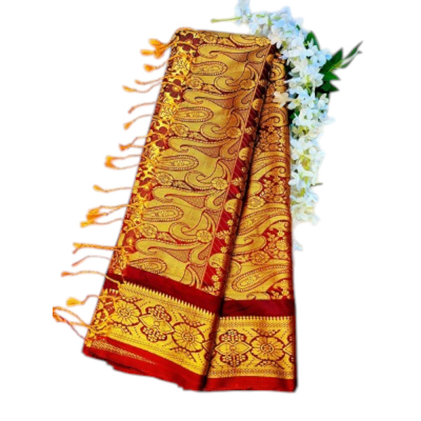 Premium Silk Katan Sari for Special Occasions